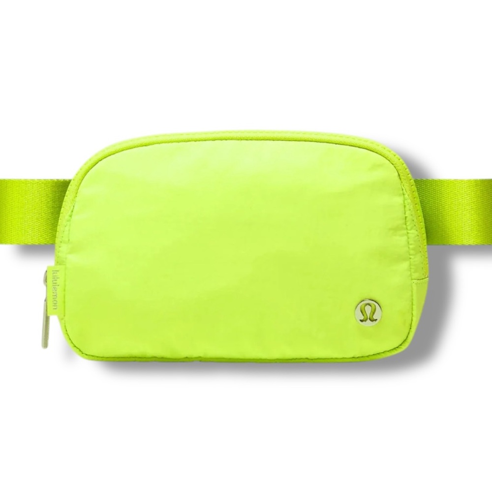 Lululemon Everywhere 1L Crossbody Belt Bag - Fluorescent Green/Silver - NWT